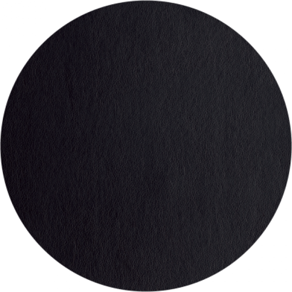 Asa Leather Optic Fine Placemat Rond 38cm Black