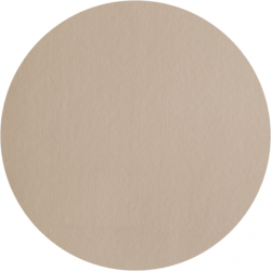 Leather Optic Fine Placemat Rond 38cm Stone Asa
