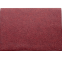 Vegan Leather Placemat 46x33cm Rosewood 