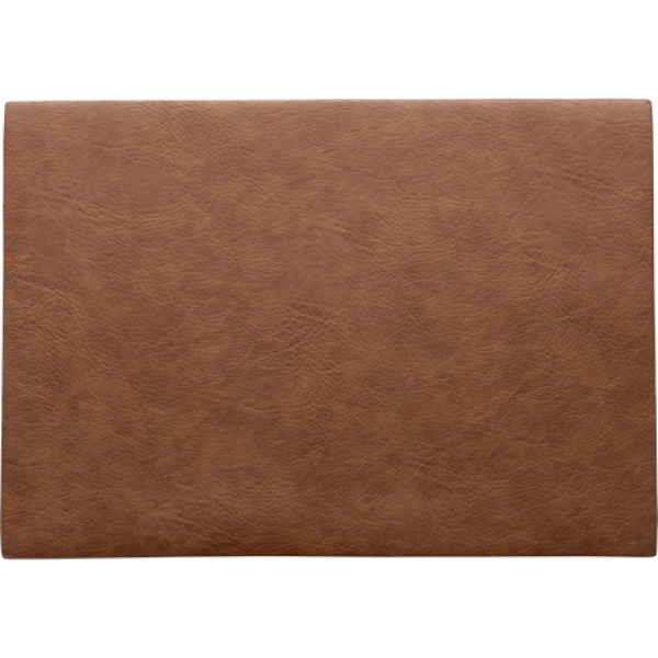 Asa Vegan Leather Placemat 46x33cm Caramel