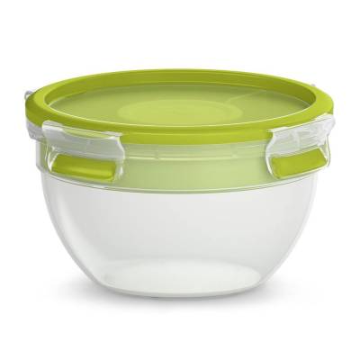 CLIP&GO Salad Bowl met 2 compartimenten XL 2,6L   Emsa