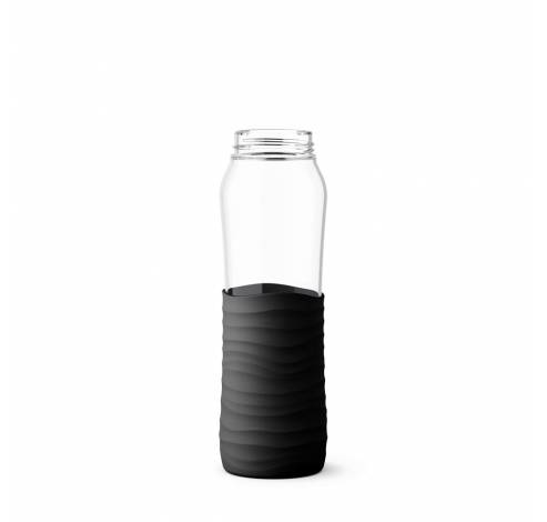 DRINK2GO Drinkfles Glas 0.7L Black  Emsa