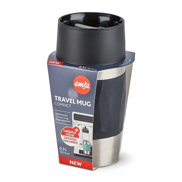 Travel Mug Compact 0,3L Black 