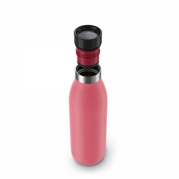 BLUDROP Hydration bottle 0.5L Coral Emsa