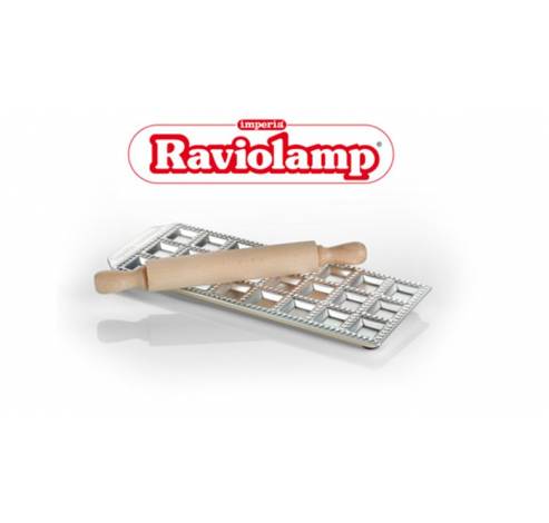 Raviolamp raviolimat voor 24 ravioli met deegrol  Imperia