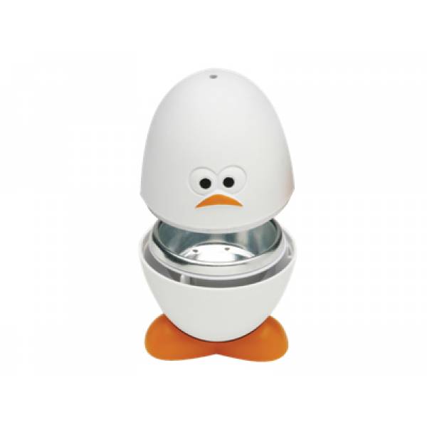 Egghead individuele eierkoker voor magnetron wit Ø 7.6cm H 12cm 