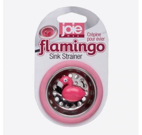 Flamingo gootsteenzeef roze flamingo Ø 6.4cm H 1.5cm  JOIE