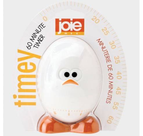 Egghead kookwekker tot 1 uur ei wit 10.2x5x11.4cm  JOIE