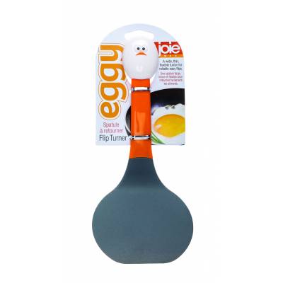 Eggy Flex Flip spatule ronde en nylon orange 25cm 