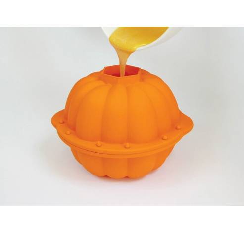 bakvorm uit silicone 3D pompoen oranje Ø 17cm H 15cm  Lékué