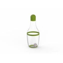 Vinaigrette shaker uit silicone en Tritan groen 180ml 