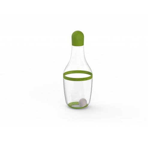 Vinaigrette shaker uit silicone en Tritan groen 180ml  Lékué