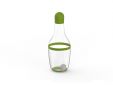 Vinaigrette shaker uit silicone en Tritan groen 180ml