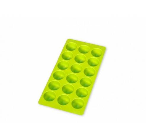 ijsblokjesvorm uit rubber voor 18 ronde ijsblokjes groen 22x11x2.3cm  Lékué