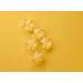 Ijsblokjesvorm uit rubber voor 11 sterren geel met deksel 22x11x2.3cm 