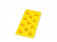 Ijsblokjesvorm uit rubber voor 11 sterren geel met deksel 22x11x2.3cm