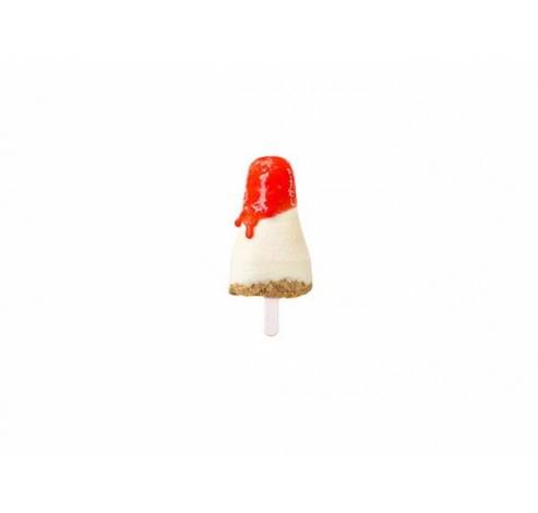 vouwbare ijsjesvorm uit silicone en kunststof oranje 10.9x7.5x4.6cm  Lékué