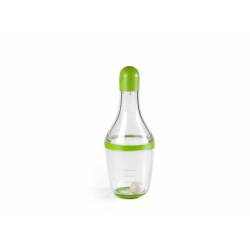 Lékué shaker voor beslag of room uit silicone en Tritan groen 700ml 