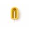 ijsjesvorm uit silicone en kunststof geel 16.5x7.5x2.6cm 