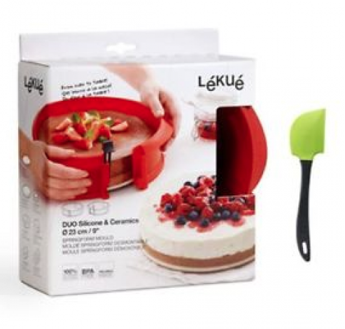 Springform duo 23 cm en spatula  Lékué