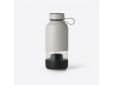 Bottle To Go drinkfles uit glas met filter grijs 600ml