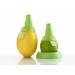 Set van 2 citrussprays voor limoen en citroen groen Ø 4.3cm H 7.5cm en H 9.5cm 