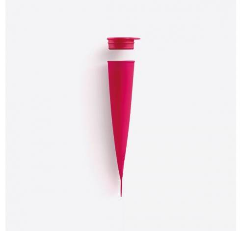 Ijsjesvorm calippo uit silicone roze 4x4.8x20.2cm  Lékué