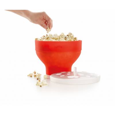 Opvouwbare popcornmaker voor magnetron Ø 20cm H 14.5cm  Lékué