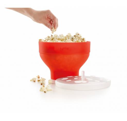 Opvouwbare popcornmaker voor magnetron Ø 20cm H 14.5cm  Lékué