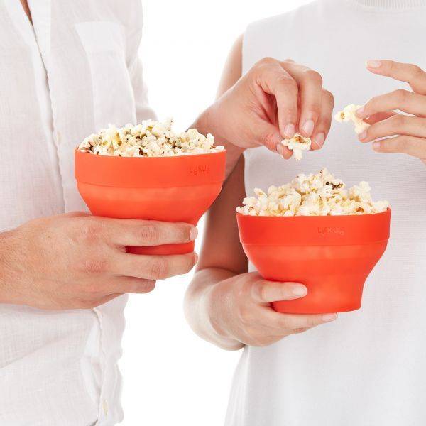 Mini opvouwbare popcornmaker voor magnetron Ø 12.7cm H 8.5cm 