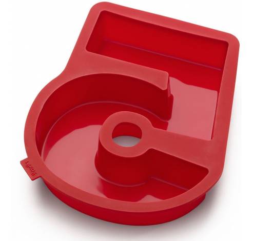 Bakvorm uit silicone rood nummer 5 31.5x27.1x4cm  Lékué
