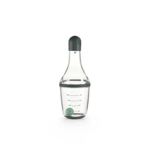 vinaigrette shaker uit silicone en Tritan groen 180ml 