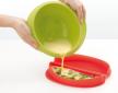 Omeletmaker voor magnetron uit silicone rood 23x10x3.5cm