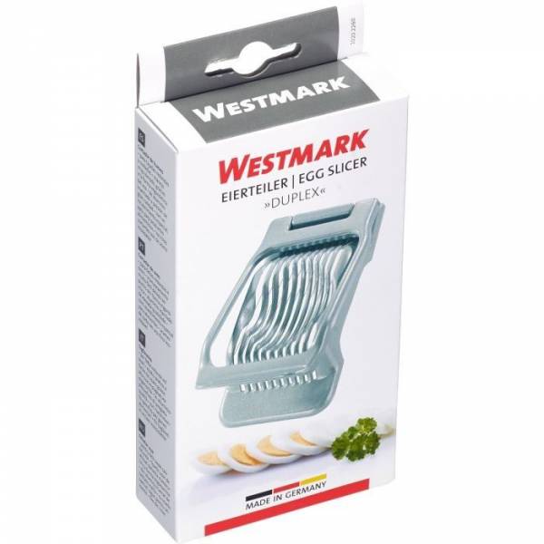 Westmark Eiersnijder uit aluminium en rvs 13.5x7.9x2.9cm