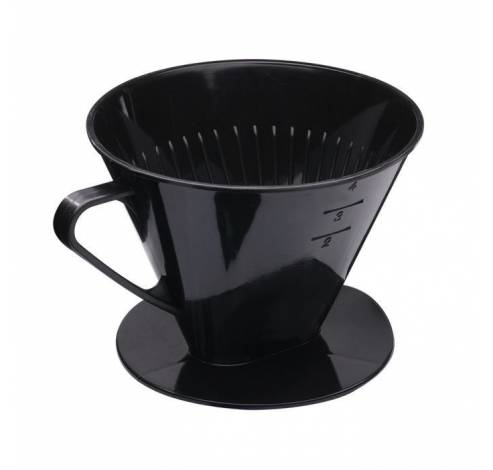 Four koffiefilter uit kunststof zwart 15.7x13.2x11cm  Westmark