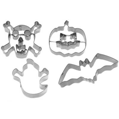 Set van 4 uitsteekvormen uit rvs Halloween  Westmark