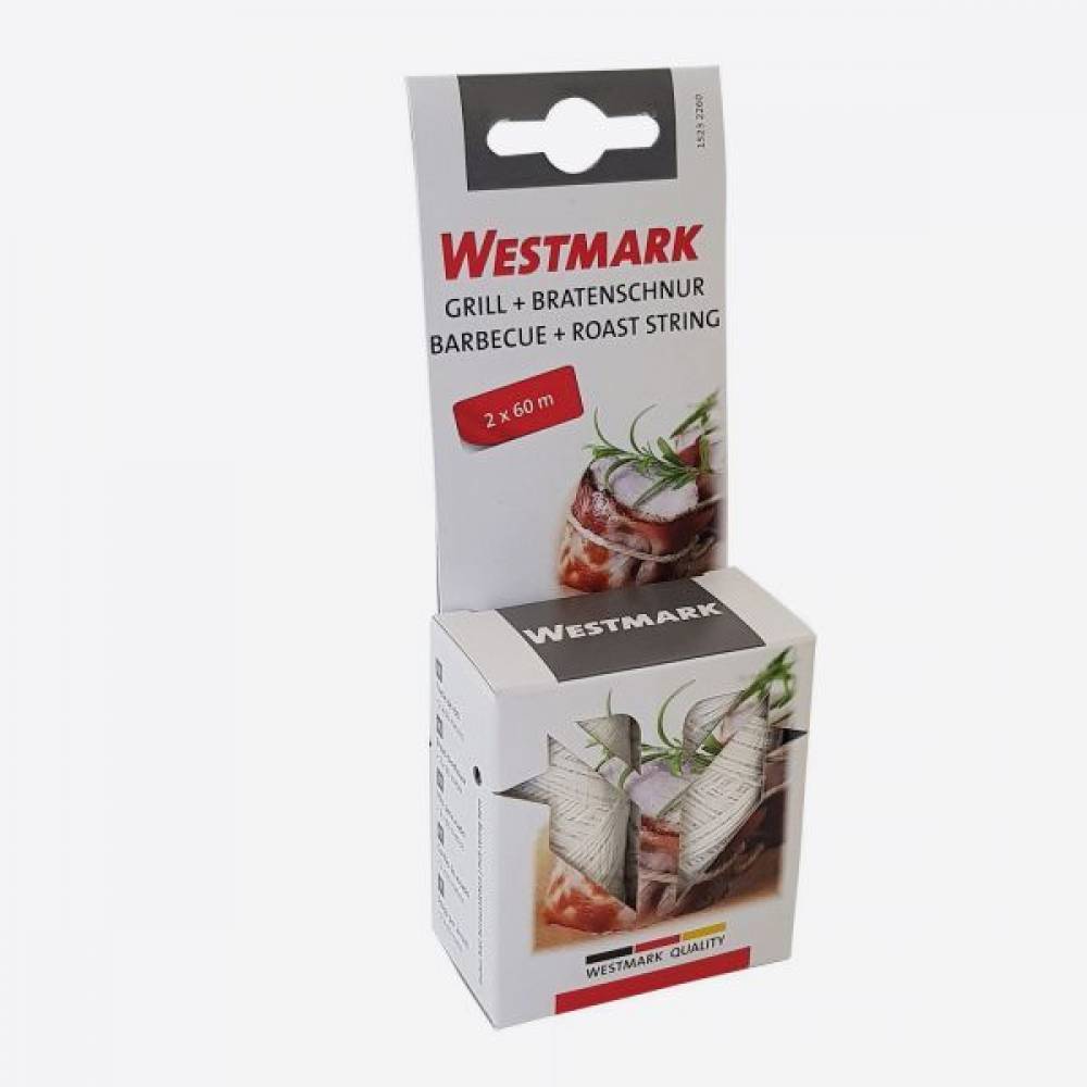 Westmark Keukenhulpen Set van 2 keukentouwen uit polyester wit 60m