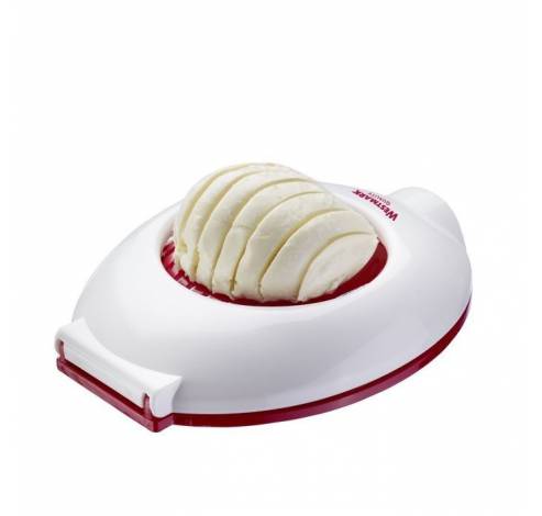 Caprese coupe-mozzarella en matière synthétique et inox blanc 17x13x3.1cm  Westmark