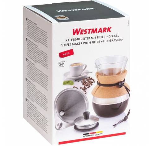 Brasilia set voor Slow Coffee uit glas 500ml  Westmark
