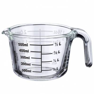 Tasse à mesurer en verre borosilicate 500ml 