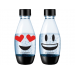 SodaStream Accessoires frisdrankapparaten Duo pack Emoji 1/2L flessen