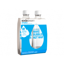 1L TP WHITE FUSE ST Make soda not war SodaStream