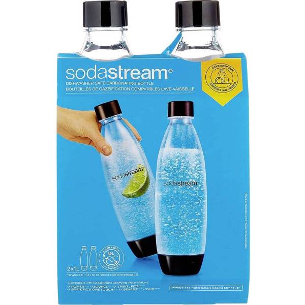 Duo-pack flessen 1L - vaatwasbestendig SodaStream