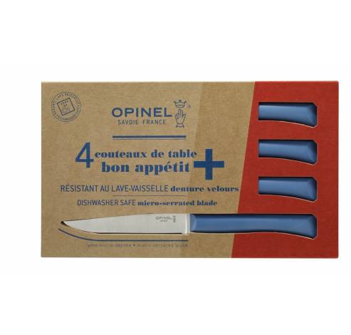 Bon Appetit+ Blauw 4Pcs  Opinel