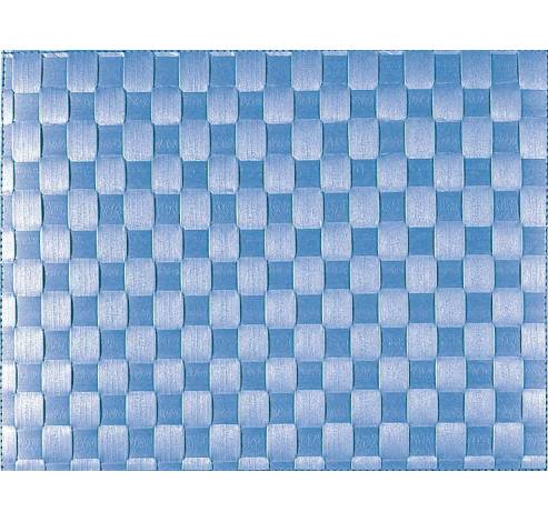 breed geweven placemat uit kunststof marineblauw 30x40cm  Saleen