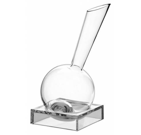 Vinocchio decanteerkaraf uit handgeblazen glas met acryl voet transparant 1.5L  Italesse