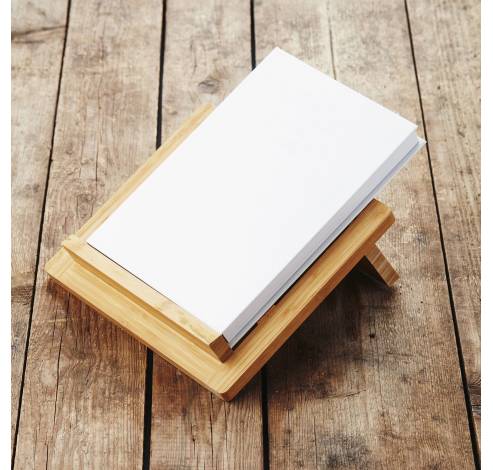 Tablet-/kookboekstaander uit bamboe 24x26.5x2cm  Point-Virgule