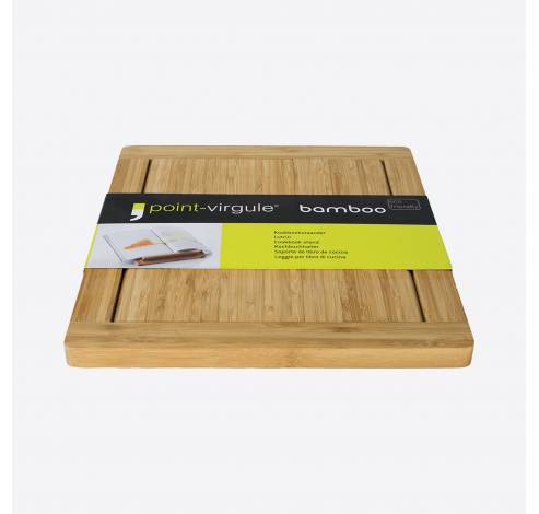 Tablet-/kookboekstaander uit bamboe 24x26.5x2cm  Point-Virgule