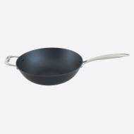 Pan-à-moi wok en fonte revêtement Excalibur ø 30cm 