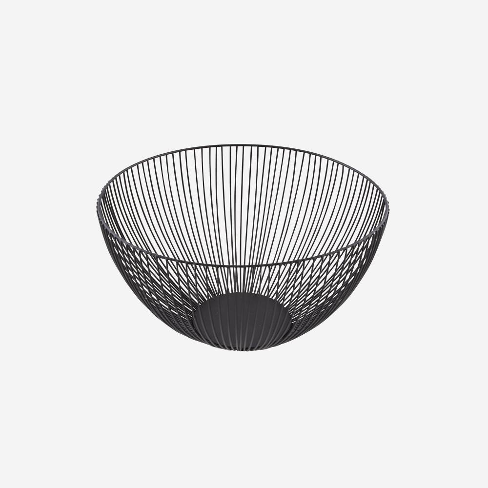 Point-Virgule Fruitschalen Wire mand zwart ø 25cm